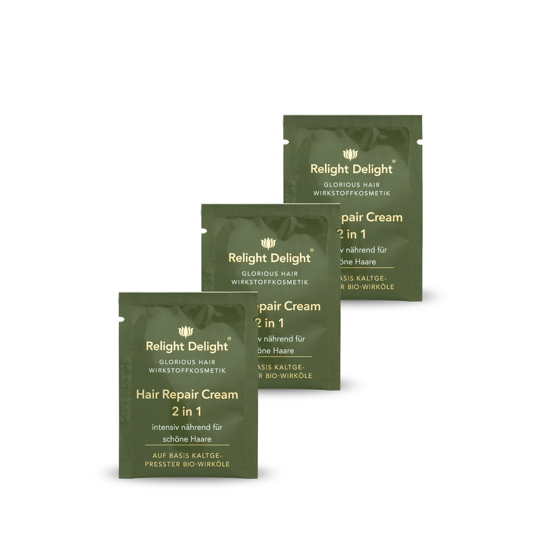 Glorious Hair - Hair Repair Cream 2 in 1 - Sachet - je 3ml