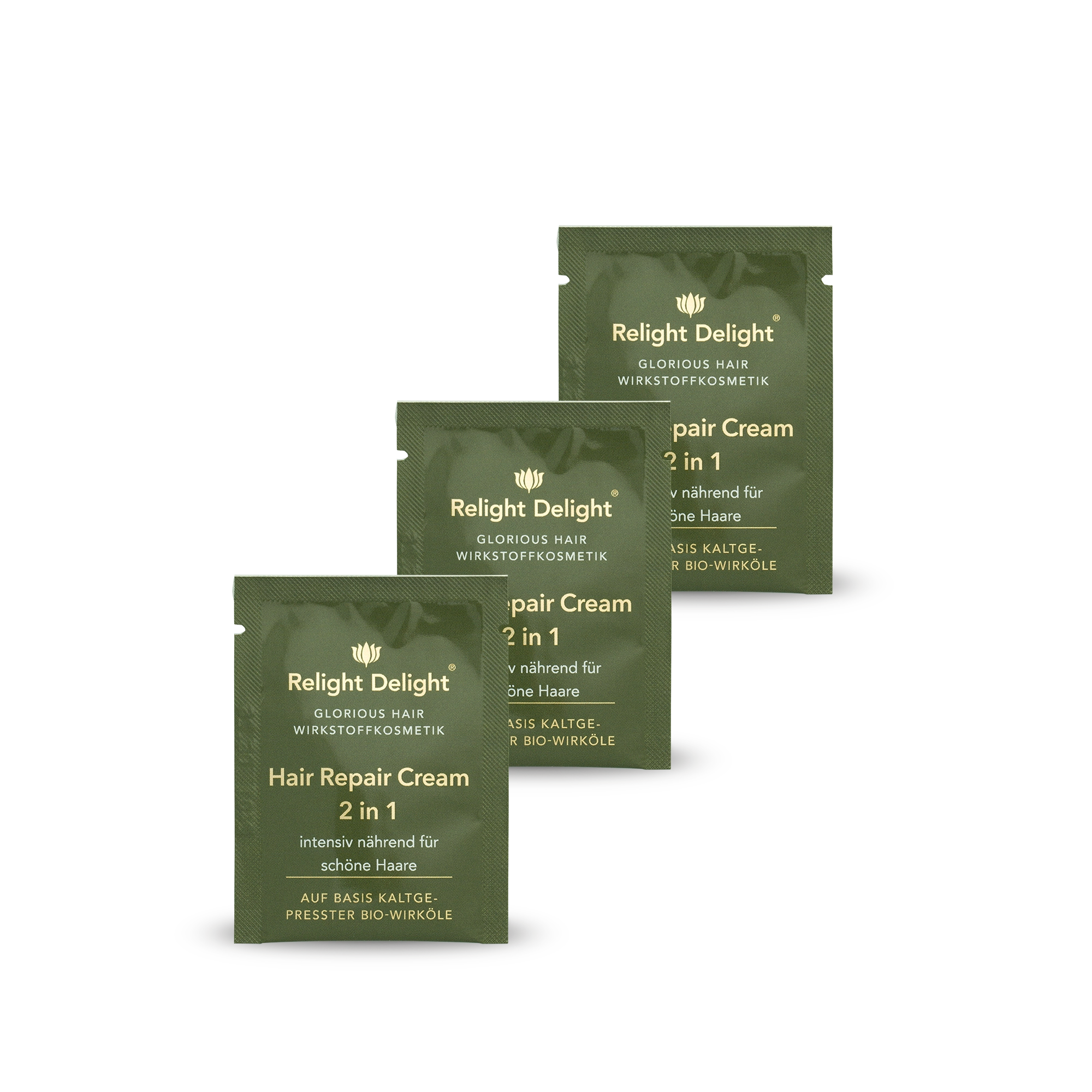 Glorious Hair - Hair Repair Cream 2 in 1 - Sachet - je 3ml