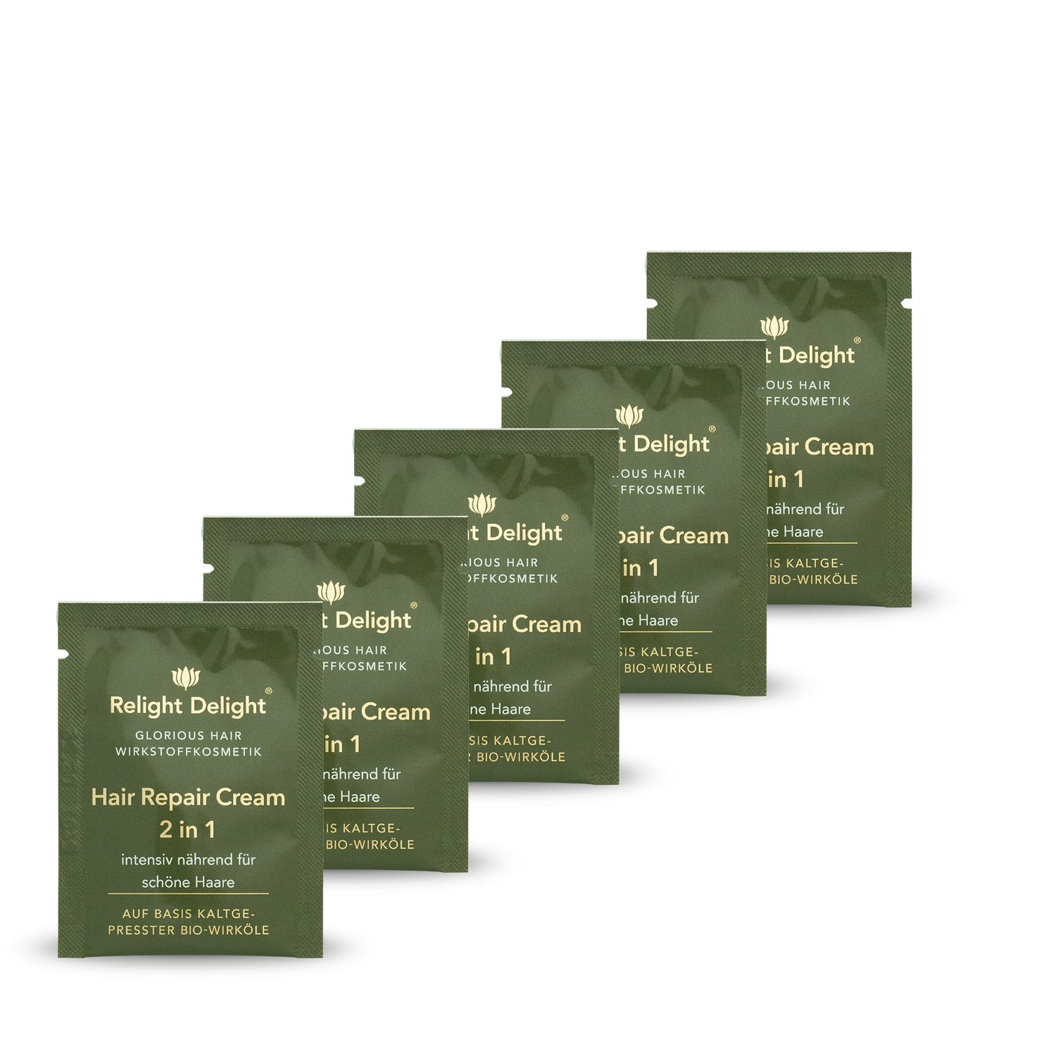 Glorious Hair - Hair Repair Cream 2 in 1 - Sachet - je 3ml