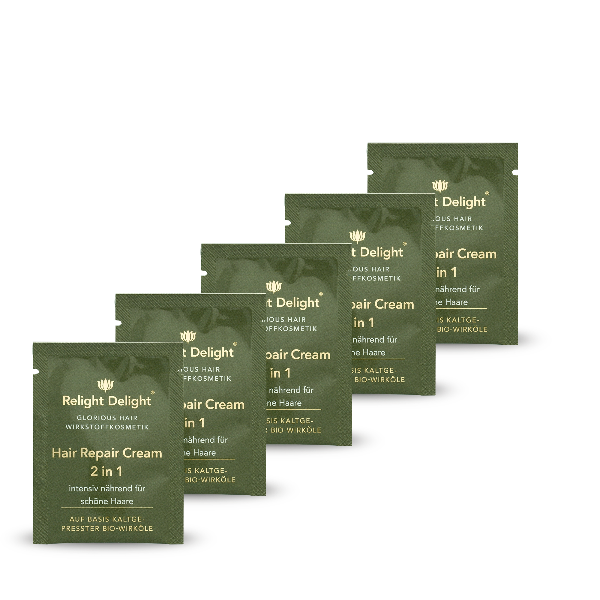 Glorious Hair - Hair Repair Cream 2 in 1 - Sachet - je 3ml