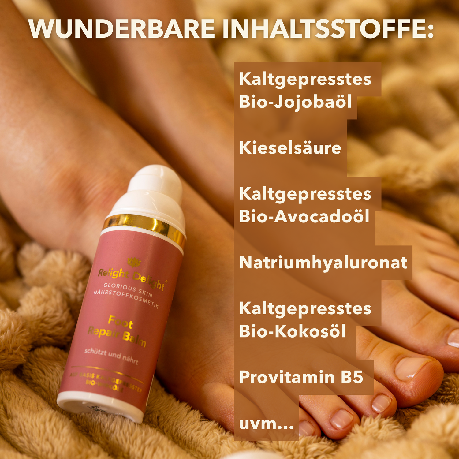 Glorious Skin - Foot Repair Balm - frei von Parfüm