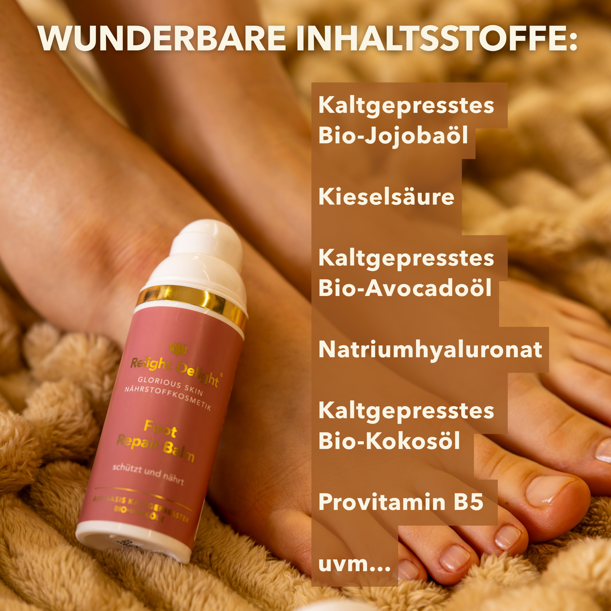 Glorious Skin - Foot Repair Balm - frei von Parfüm