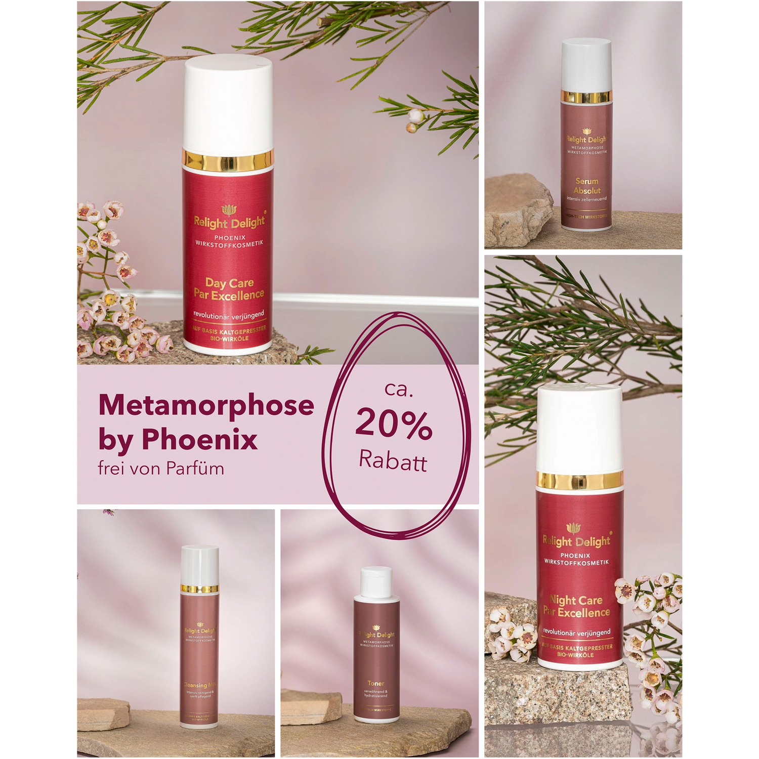 Pflegeset - Metamorphose by Phoenix - frei von Parfüm