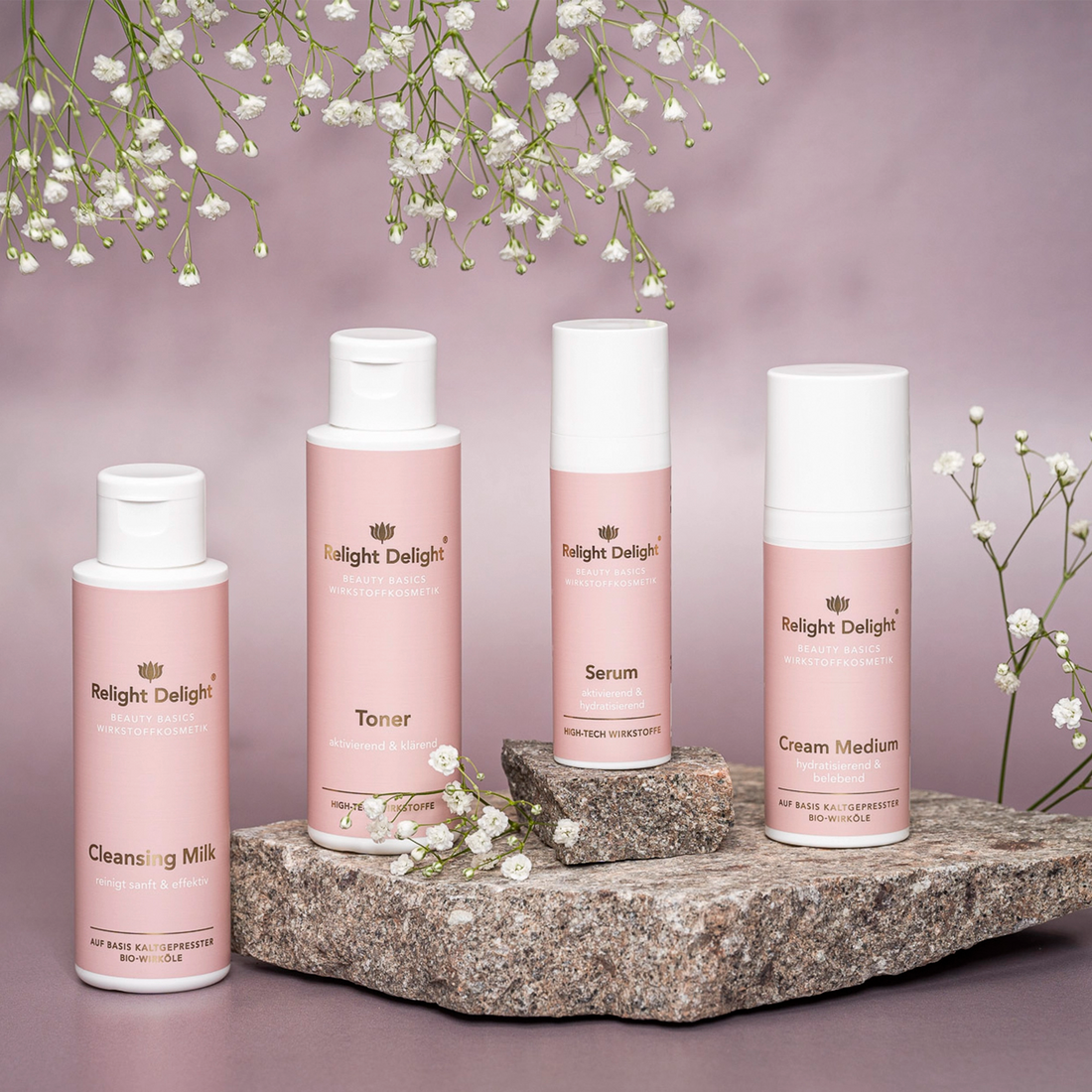 Beauty Basics - Gesichtspflege-Set medium - partiell frei von Parfüm