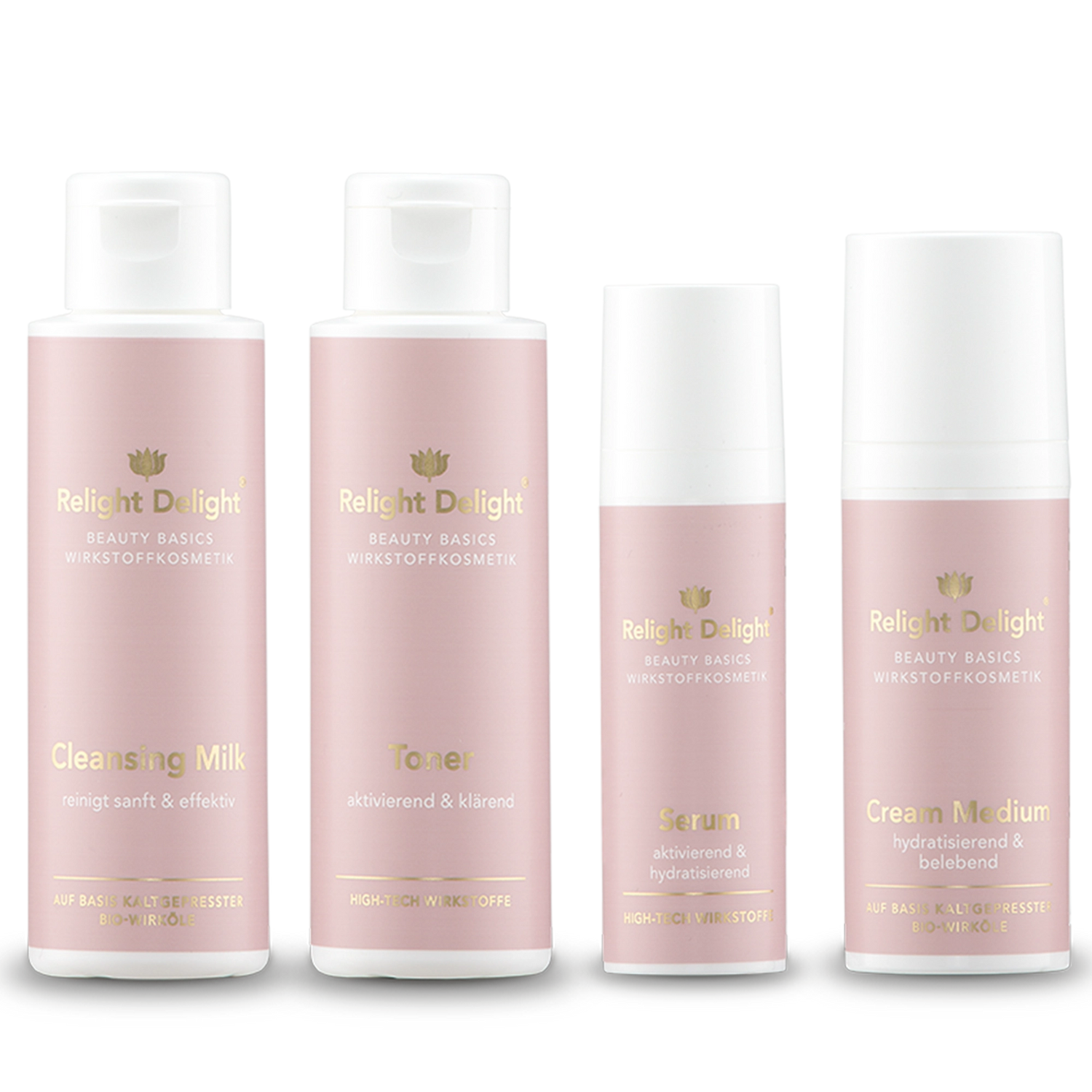 Beauty Basics - Gesichtspflege-Set medium - partiell frei von Parfüm