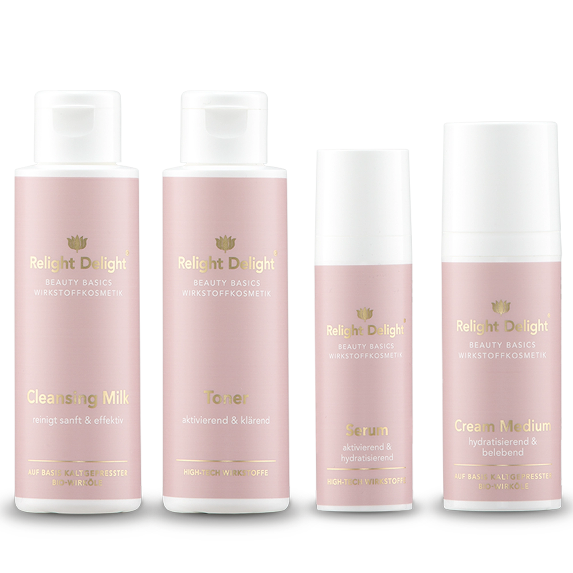 Beauty Basics - Gesichtspflege-Set medium - partiell frei von Parfüm