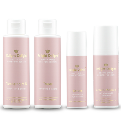Beauty Basics - Gesichtspflege-Set medium - partiell frei von Parfüm