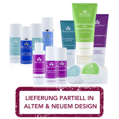 Pflegeset begleitend bei Rosacea