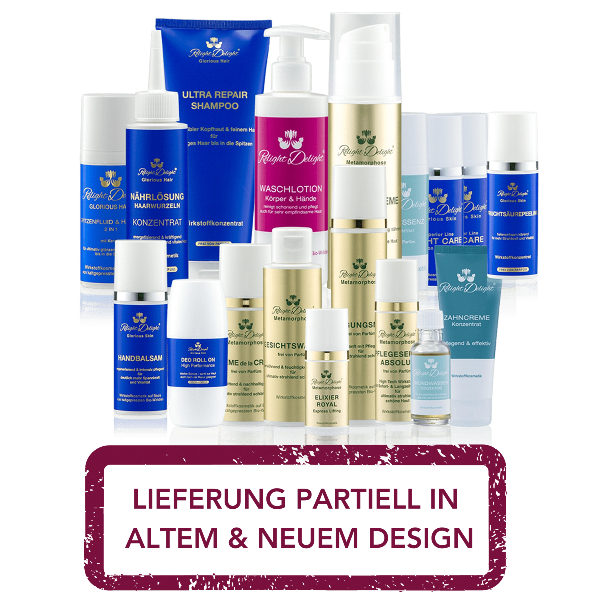 Premium Pflegeset ROYAL - frei von Parfüm