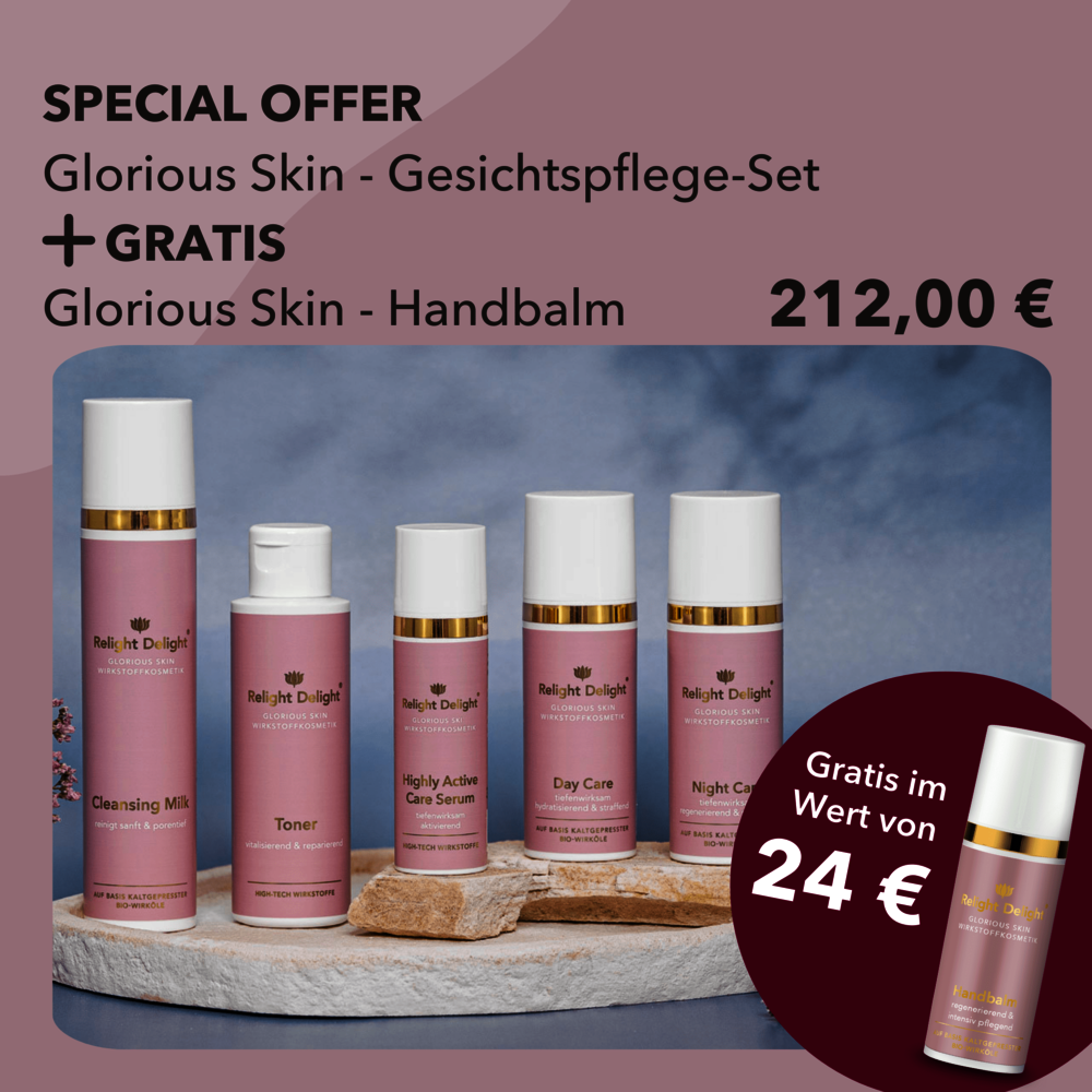 Gesichtspflege-Set + gratis Handbalm