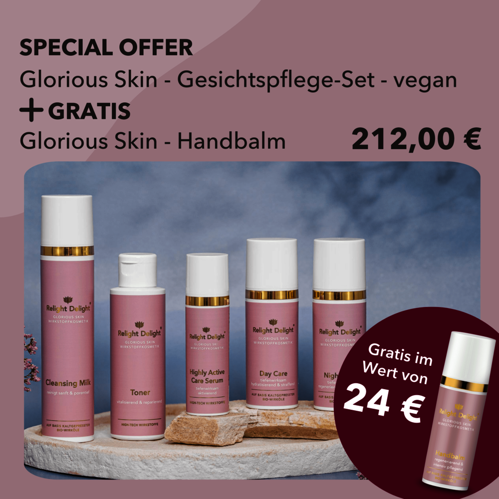 Gesichtspflege-Set - vegan + gratis Handbalm