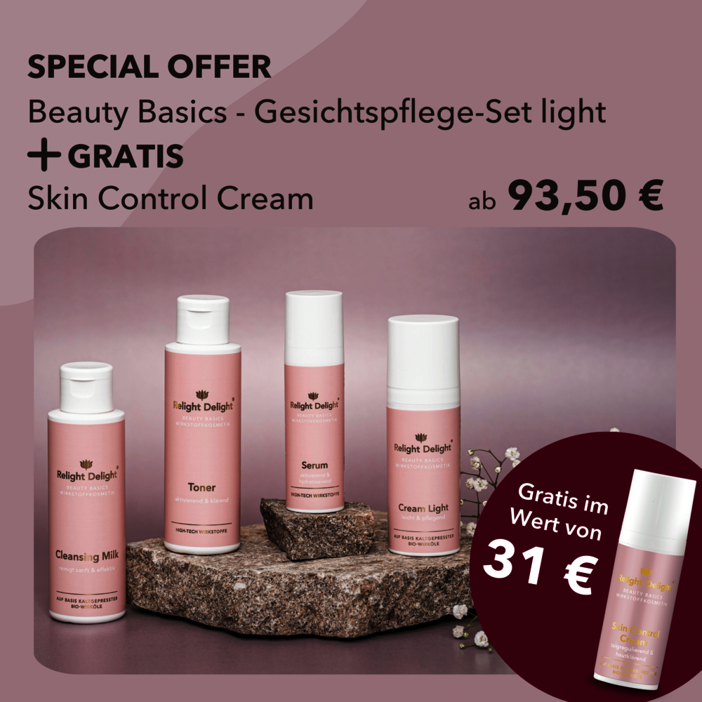 Gesichtspflege-Set light + gratis Skin Control Cream